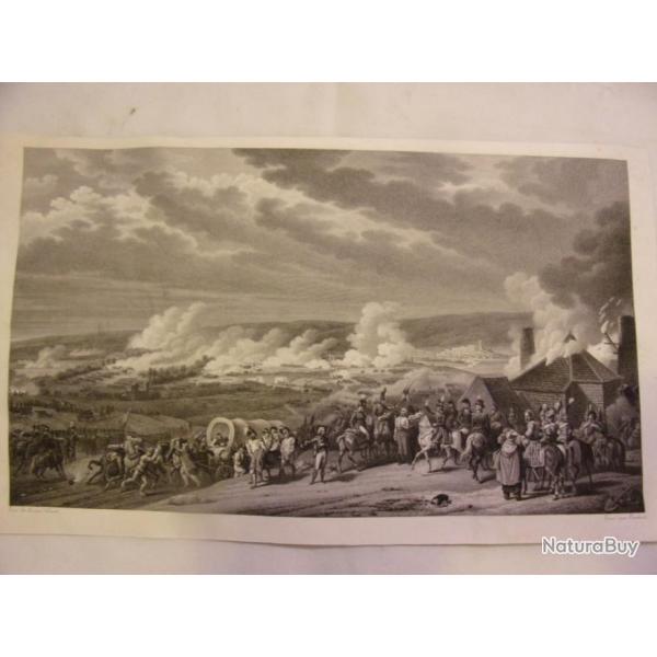 La bataille de JEMMAPES par VERNET grave par BOVINET