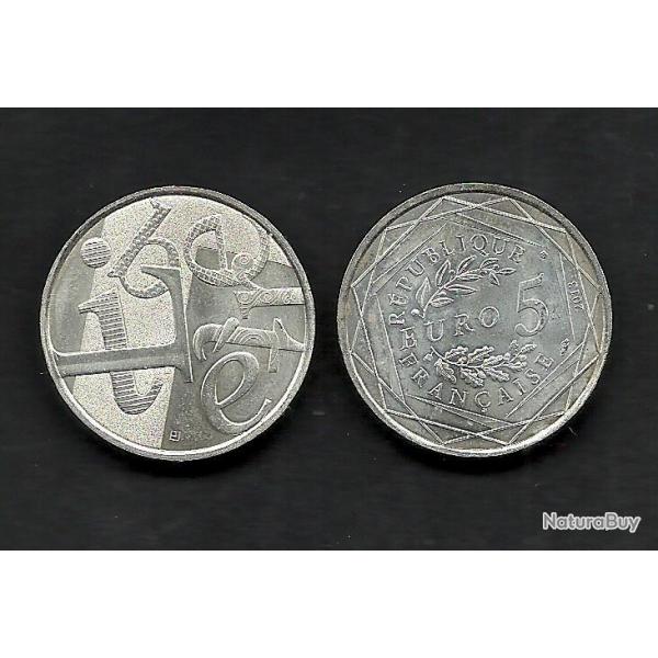 FRANCE = UNE PIECE DE 5 EUROS LIBERTE DE 2013 EN ARGENT