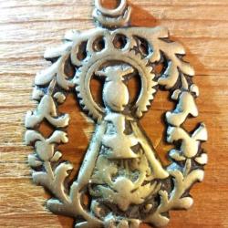 Ancienne médaille religieuse Notre Dame de Guadalupe XVIIIe s.(108)