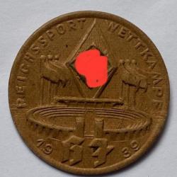 Badge allemand de la HJ Wettkampf 1939 insigne médaille ww2