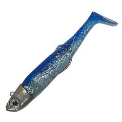 Leurre Souple Monté Astushad 85 20g - Bleu Flash