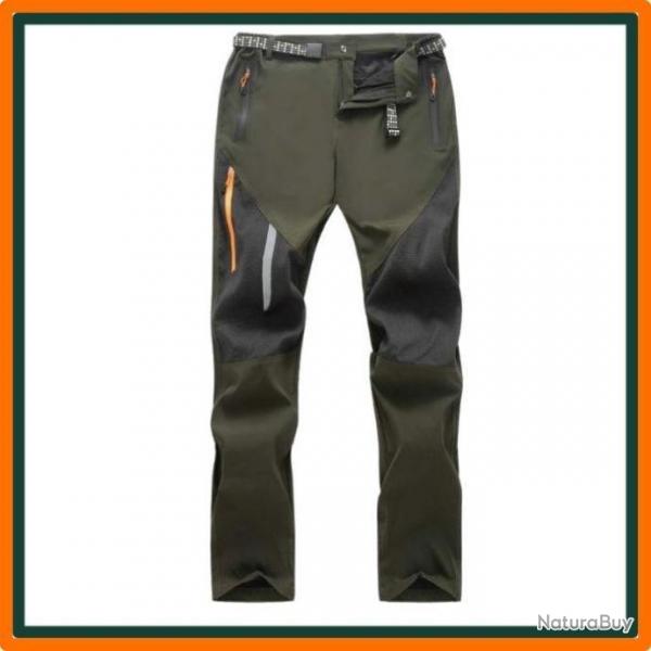 Pantalon de randonne impermable - Vert arme - Pantalon de Chasse - Livraison rapide