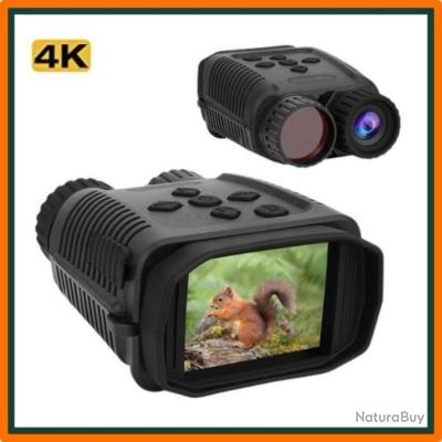 Coolifepro Jumelle Vision Nocturne, 4K 48MP avec Batterie Rechargeable