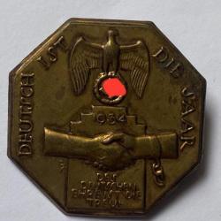 Badge réunification de la Sarre 1934 allemand  médaille insigne ww2 numéro 2