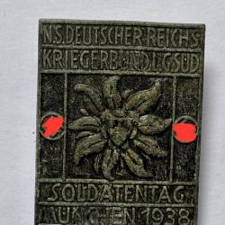 Badge de journée pour la Wehrmacht à Munich 1938 allemand  médaille insigne ww2