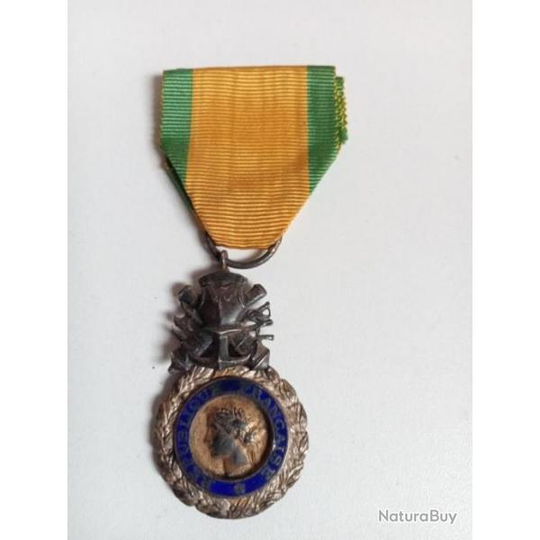 medaille 1870 valeur et discipline sans date, 18,19 gr