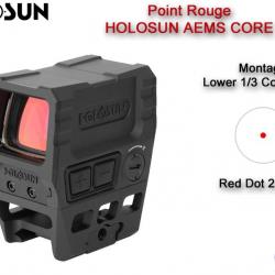 Point Rouge HOLOSUN AEMS CORE Red - 2 MOA