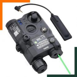 Lampe laser infrarouge pour lunettes de visée - Laser vert - Rail de 20 mm - Noir