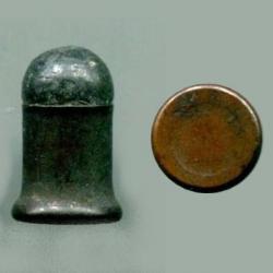 6 mm Flobert Primitive culot conique et base concave