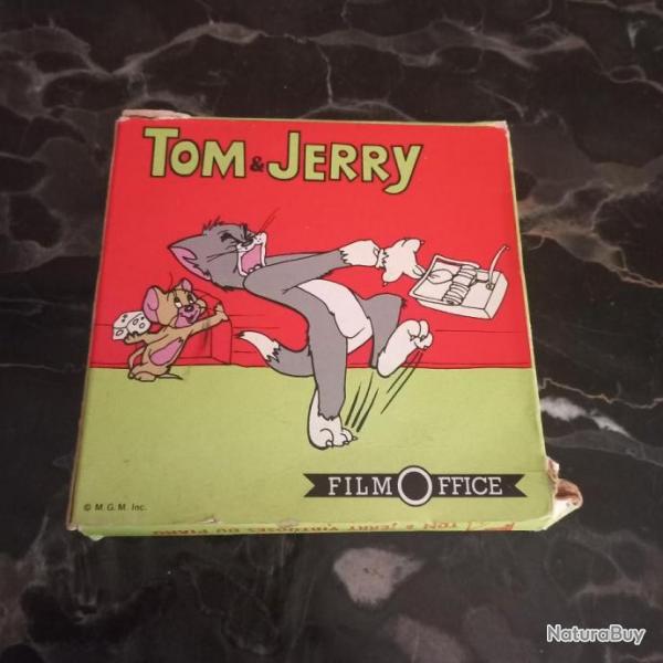 Ancien film super 8 mm  en couleur vintage "Tom et Jerry "   dans : VIRTUOSE DU PIANO