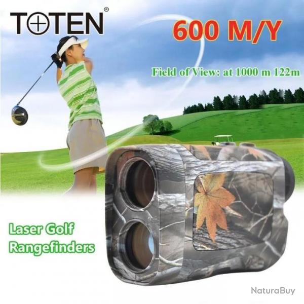 TOTEN Telemetre laser 6x25 600M Camouflage paiement en 3 ou 4 fois - LIVRAISON GRATUITE !!