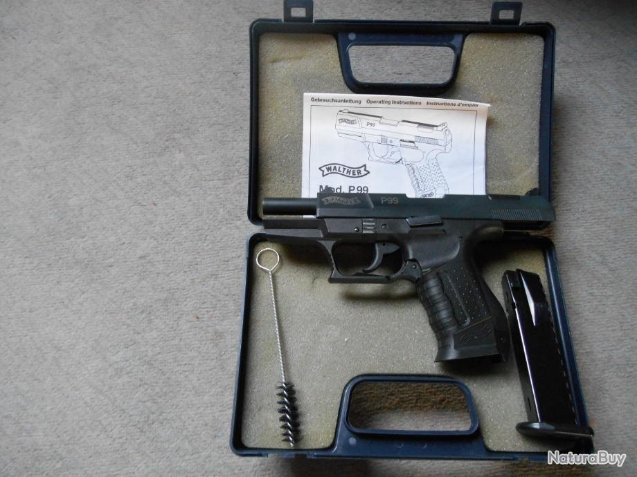 Walther Pistolet d'alarme P99 (Calibre 9mm PAK) - Armes à blanc