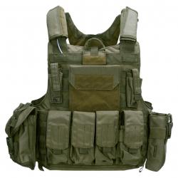 Gilet tactique Raptor Cordura (Couleur Vert)