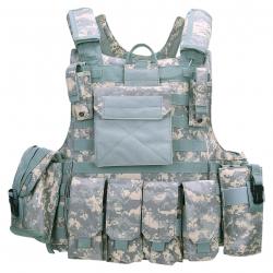 Gilet tactique Raptor Cordura (Couleur Camouflage ACU)