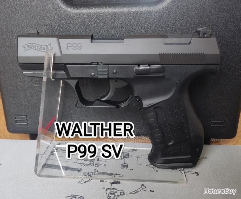 Pistolet d'alarme Walther P99 - 9mm PAK - Armurerie Centrale