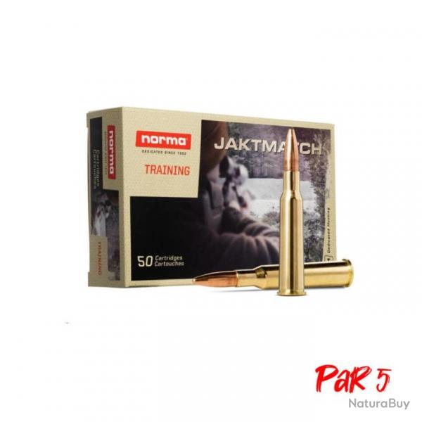 Cartouches Norma Jakt Match Full Metal Jacket - Cal. 7 RM Mag - 150 gr / Par 5