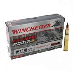 Cartouches WINCHESTER 30-06 SPRG Extreme Point 150GR X20