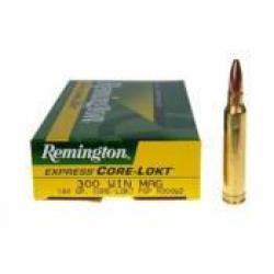 1XREMINGTON CORE-LOKT PSP CALIBRE 300 WinMAG 180 GR LIV GRATIS