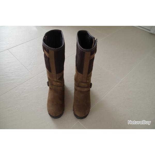 BOTTES GRAND FROID CUIR CHIRUCA ISLAND TAILLE 40