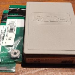 Jeu d'outils RCBS carbure 9mm + shell holder + aiguilles de désamorçage