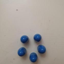 Bullet powder coating. Poudre peinture epoxy thermolaquage industriel bleu