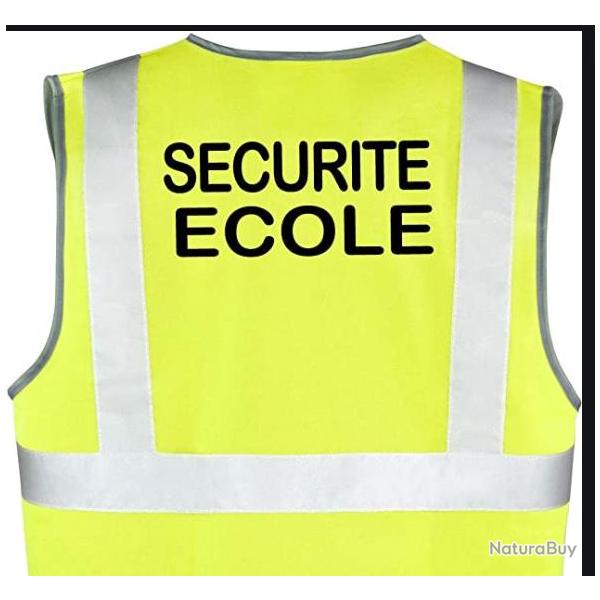 Gilet SECURITE ECOLE Orange