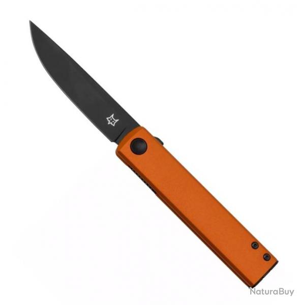 Couteau "Chnops" Becut noir/aluminium, Couleur orange [Fox Production]