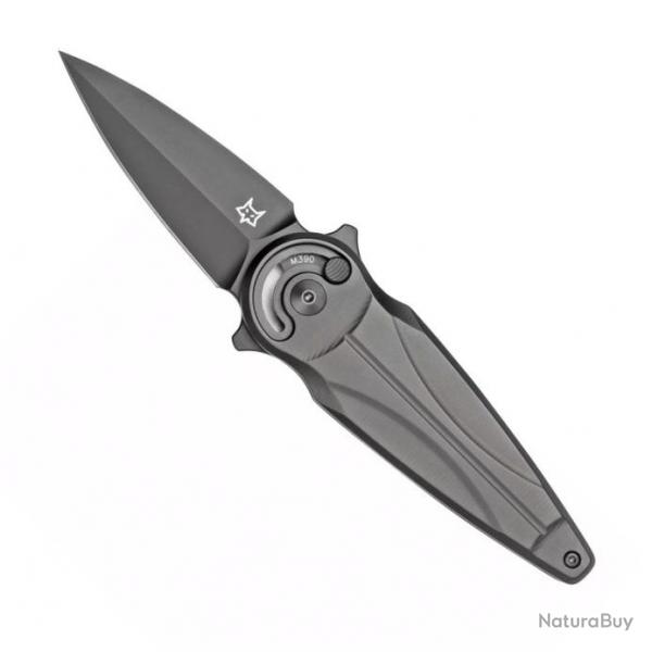 Couteau "Saturn" titanium tout noir [Fox Production]