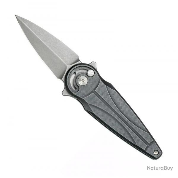 Couteau "Saturn" aluminium gris [Fox Production]