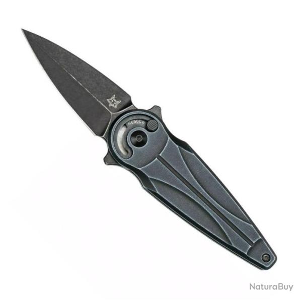 Couteau "Saturn" aluminium noir [Fox Production]
