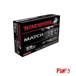 Cartouches Winchester Boat Tail Match - Cal.308 Win - Par 20 168 gr / - 168 gr / Par 5