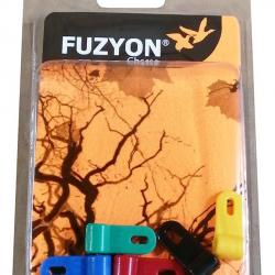 Blister de 5 attaches fuzyon sarcelles en plastique Ø 6,5mm