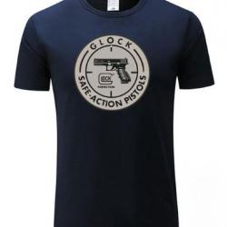 T shirt logo Glock safe action pistols