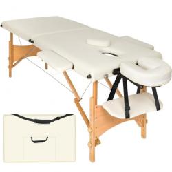 Table de massage Portable Pliante 2 zones FRANCE beige chaise462