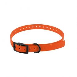 Sangle pour collier electronique HB Dog - 65 cm - Orange / 19 mm / 2 mm