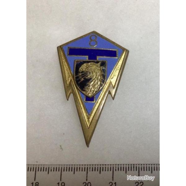 FRANCE TRANSMISSIONS - Insigne 8 R.T.   Rgiment de Transmissions Drago 698