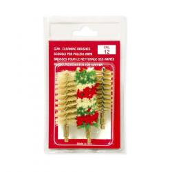 Set de 3 brosses FRITZMANN - STILCRIN - Laine - Nylon - Laiton / Calibre 12 - M5