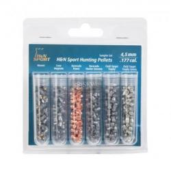 Assortiment de 5 sortes de plombs 5.5 mm HN Sport