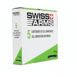 Capsule siliconé 12 grammes, par 5 | Swiss arms (0000 3077)