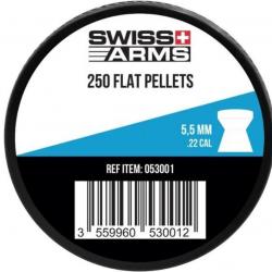 250 Plombs plat 5.5 mm | Swiss arms (0000 0570)