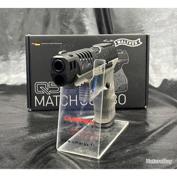 PISTOLET "WALTHER Q5 MATCH COMBO 5'' - CO2,CAL 4.5MM (AVEC VISEUR RDS 8)