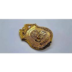 RÉDUCTION! [INSIGNE SERGEANT NYPD [ New York Police Department ]EN METAL COPIE EXACTE. MADE IN USA!