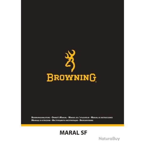 notice BROWNING MARAL SF en FRANCAIS (envoi par mail) - VENDU PAR JEPERCUTE (m1852)