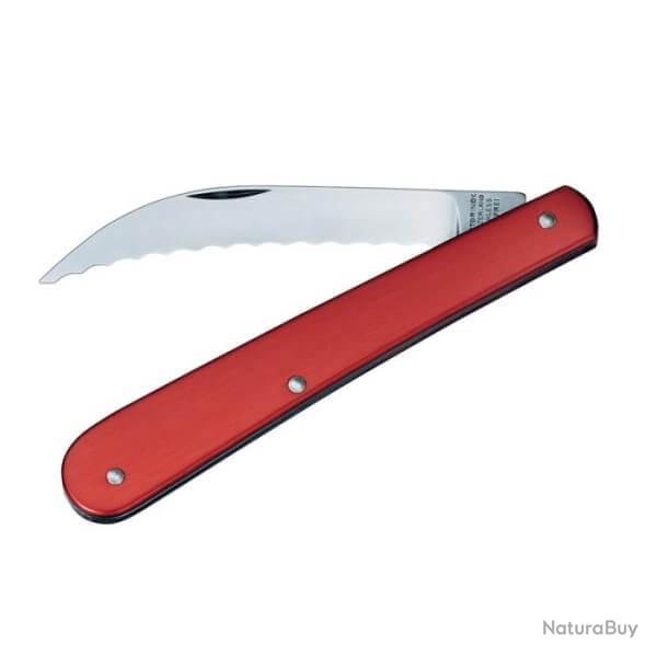 0.7830.11 Couteau de boulanger Victorinox Alox lisse rouge