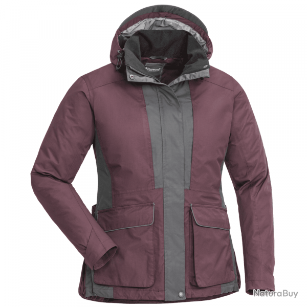 Veste de Sport Spciale Chien Pinewood Femme Bordeaux et Grise