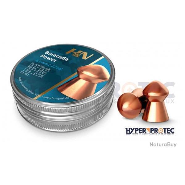 Plomb 5.5 mm H&N Baracuda Power