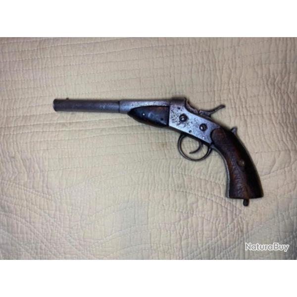 pistolet ancien de collection Rolling Block Calibre 44 Russian