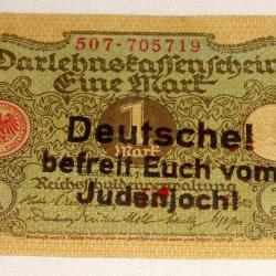 BILLET DE BANQUE de la PROPAGANDE de la NSDAP du IIIème REICH.  /8051