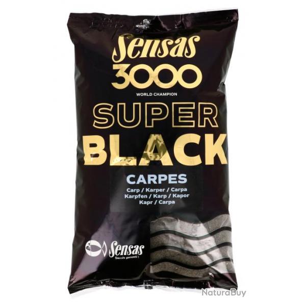 Amorce 3000 SUPER BLACK CARPES Sensas