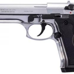 Pistolet d'alarme à blanc ou à gaz BLOW F92 - Cal. 9mm PAK Chrome